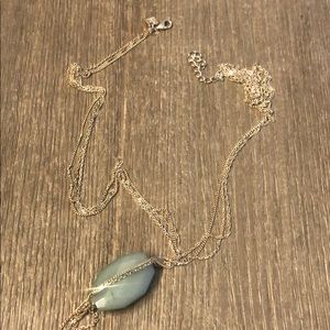 Banana Republic jade statement necklace